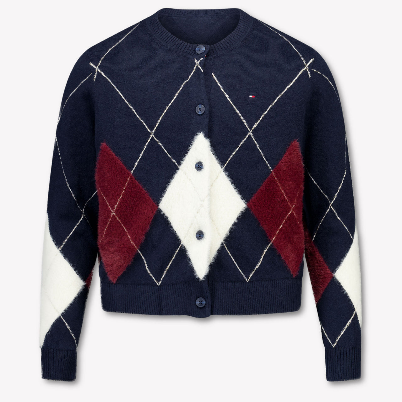 Tommy Hilfiger Kinder Mädchen Strickjacke In Marineblau