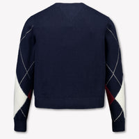 Tommy Hilfiger Kinder Mädchen Strickjacke In Marineblau
