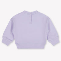 Tommy Hilfiger Bébé Filles Pull en Lilas