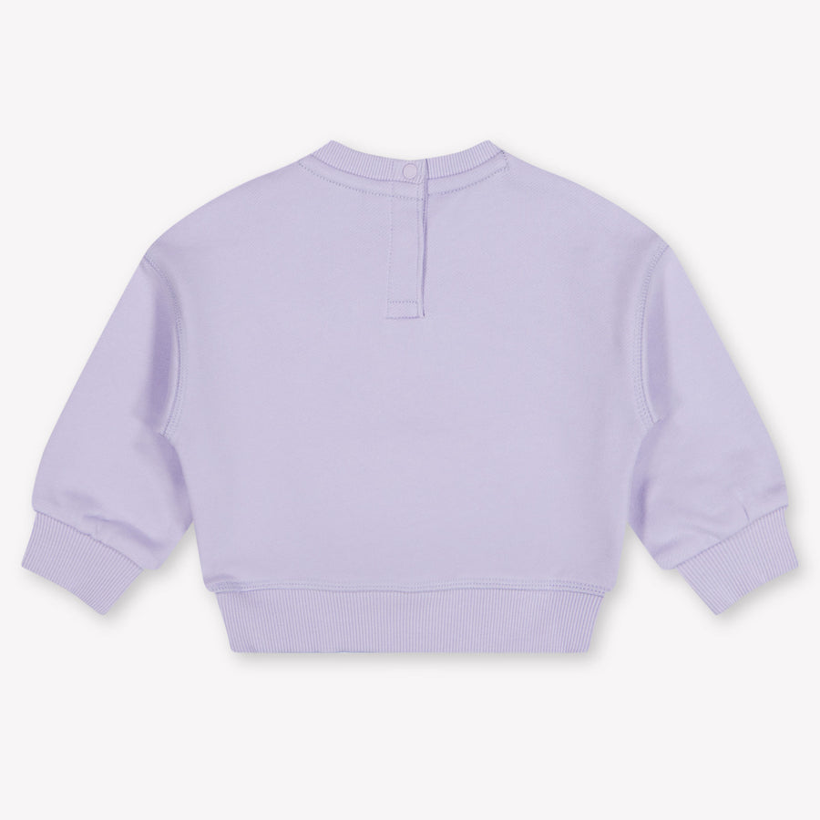 Tommy Hilfiger Bébé Filles Pull en Lilas