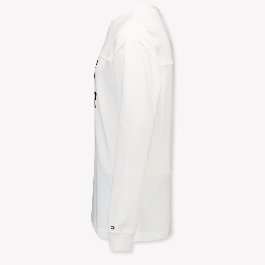Tommy Hilfiger Bambini Ragazzi Maglietta dentro Bianco