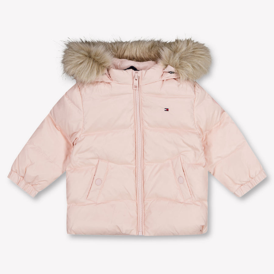 Tommy Hilfiger Baby Mädchen Wintermantel In Hellrosa