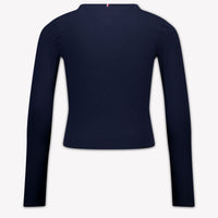 Tommy Hilfiger Bambini Ragazze Maglietta dentro Navy
