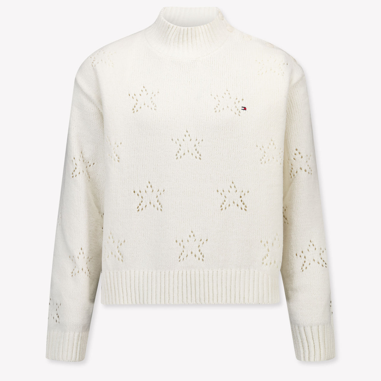 Tommy Hilfiger Bambini Ragazze Maglione dentro Off White
