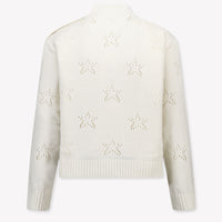 Tommy Hilfiger Bambini Ragazze Maglione dentro Off White