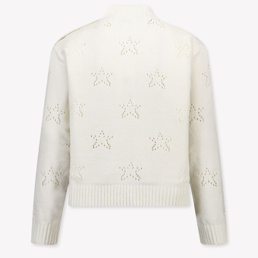 Tommy Hilfiger Bambini Ragazze Maglione dentro Off White