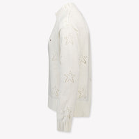 Tommy Hilfiger Bambini Ragazze Maglione dentro Off White