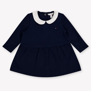 Tommy Hilfiger Baby Girls Dress In Navy