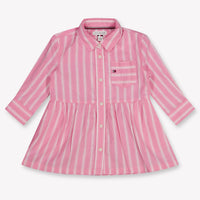 Tommy Hilfiger bebe Chicas Vístete Rosa