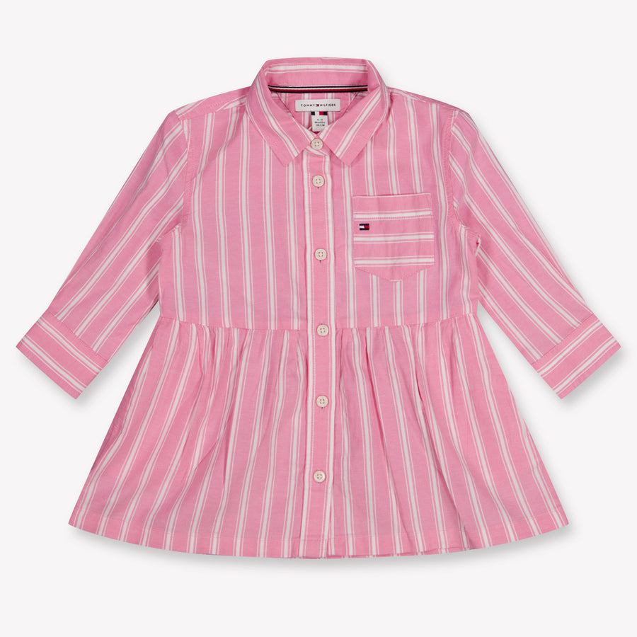 Tommy Hilfiger bebe Chicas Vístete Rosa