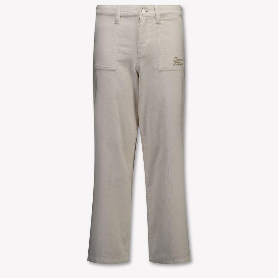 Tommy Hilfiger Bambini Ragazze Jeans Dentro Off White