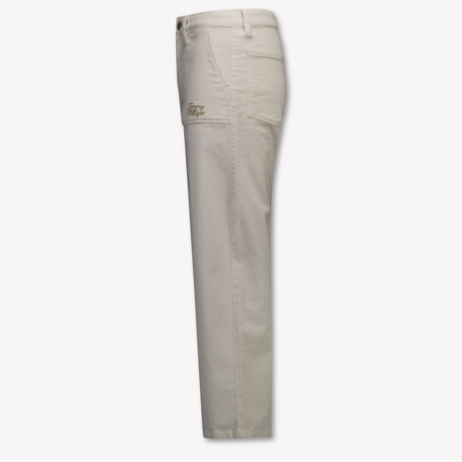 Tommy Hilfiger Bambini Ragazze Jeans Dentro Off White
