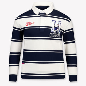 Tommy Hilfiger Kinder Unisex Polo In Navy