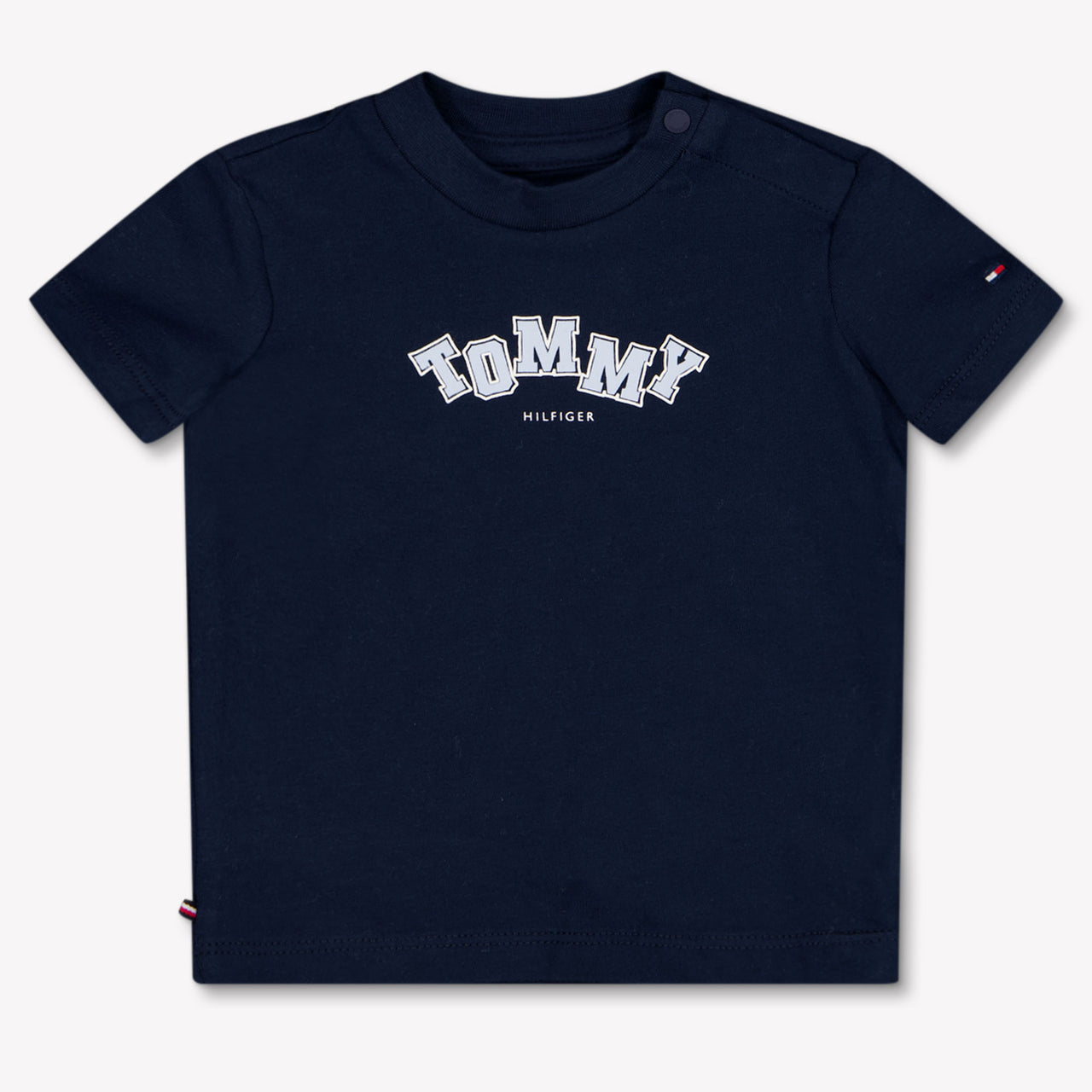 Tommy Hilfiger bebe Chicos Camiseta adentro Navy