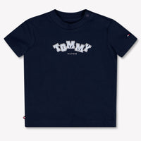 Tommy Hilfiger bebe Chicos Camiseta adentro Navy