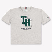 Tommy Hilfiger bebe Chicos Camiseta adentro Gris