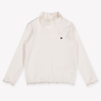 Tommy Hilfiger bebe Chicas Camiseta adentro Blanco Roto
