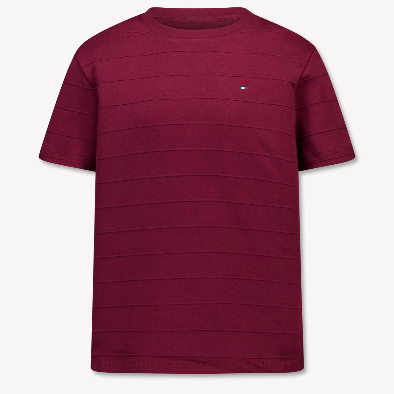 Tommy Hilfiger Bambini Ragazzi Maglietta dentro Bordeaux