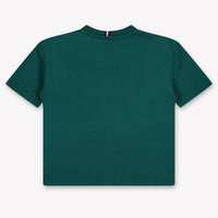Tommy Hilfiger bebe Chicos Camiseta adentro Verde Oscuro