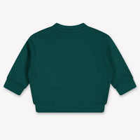 Tommy Hilfiger bebe Chicos Camiseta adentro Verde Oscuro