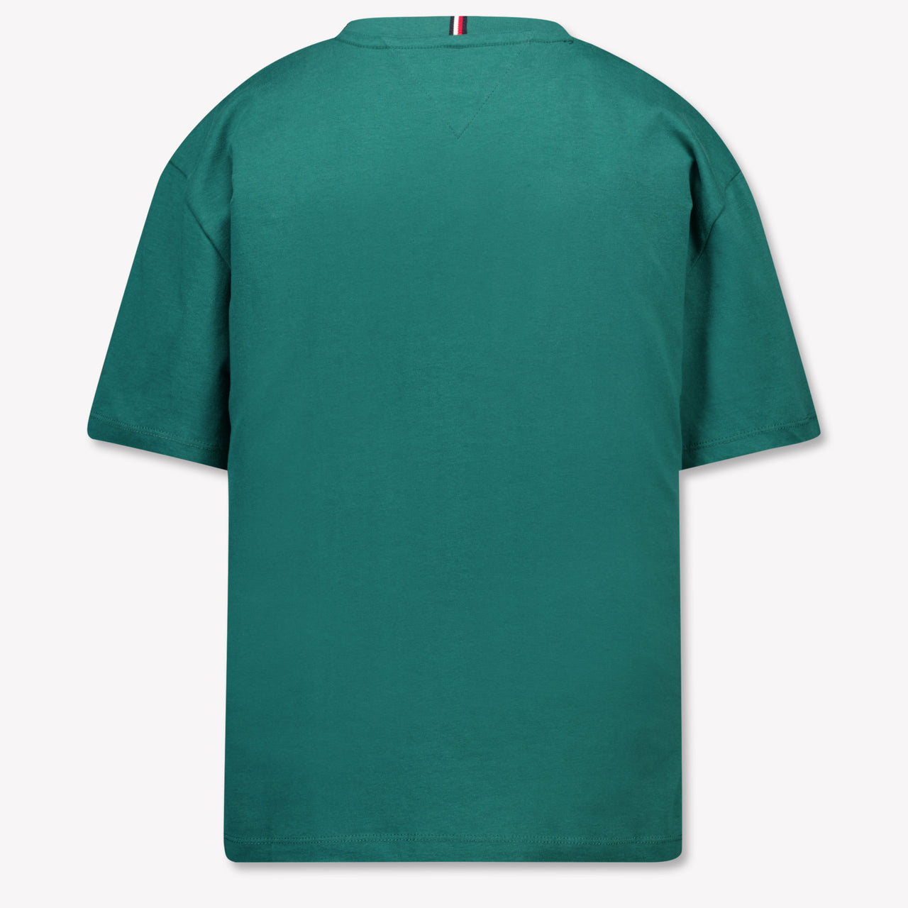 Tommy Hilfiger Bambini Ragazzi Maglietta dentro Verde Scuro