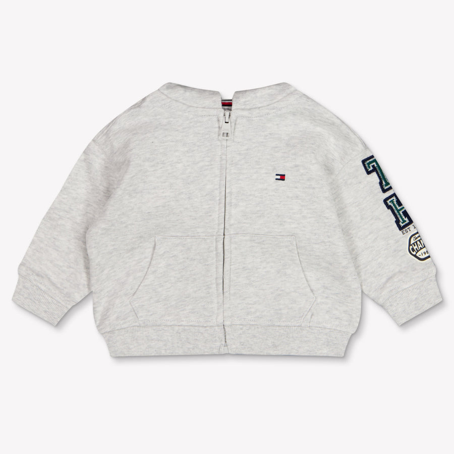 Tommy Hilfiger bebe Chicos Cárdigan en Gris