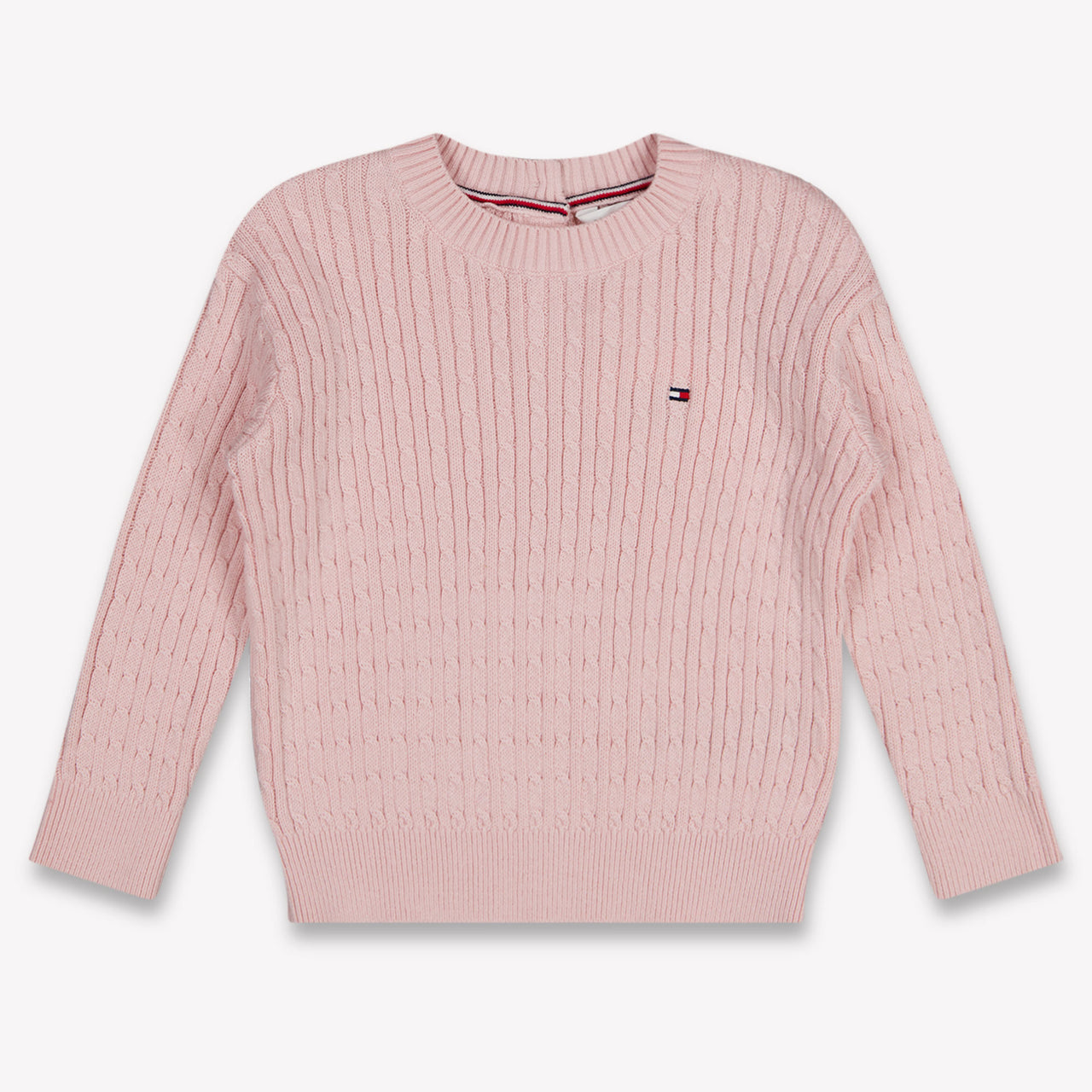 Tommy Hilfiger Bambino Ragazze Maglione dentro Rosa Chiaro
