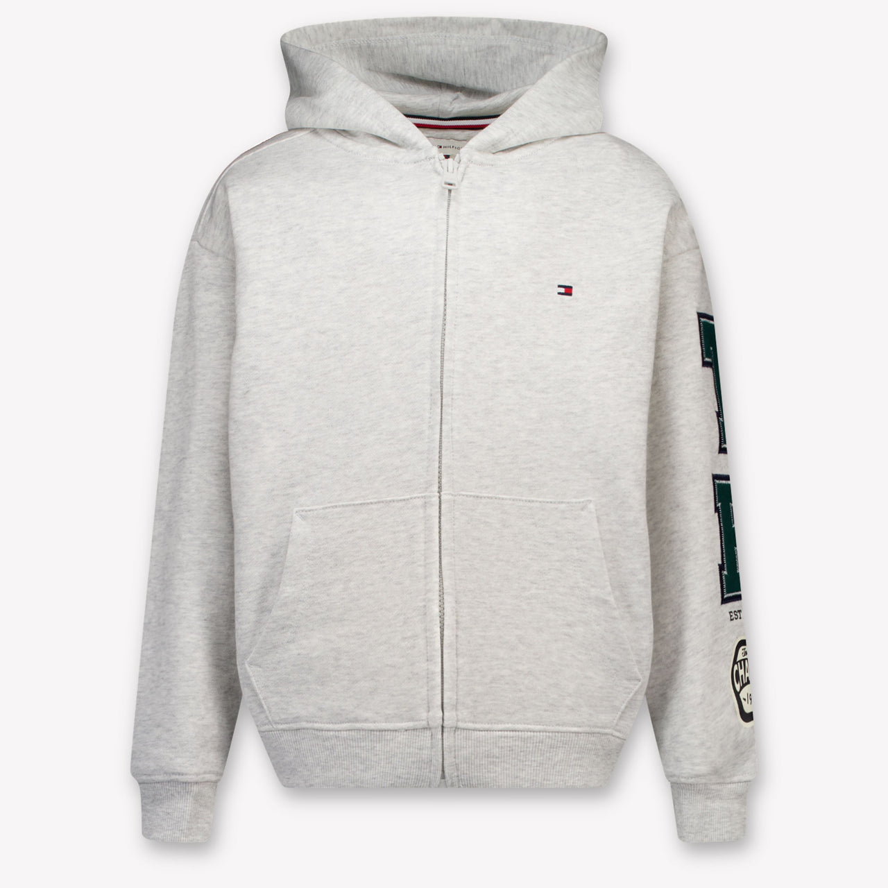 Tommy Hilfiger Bambini Ragazzi Cardigan dentro Grigio