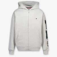 Tommy Hilfiger Bambini Ragazzi Cardigan dentro Grigio