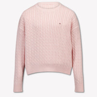 Tommy Hilfiger Mädchen Pullover in Hellrosa