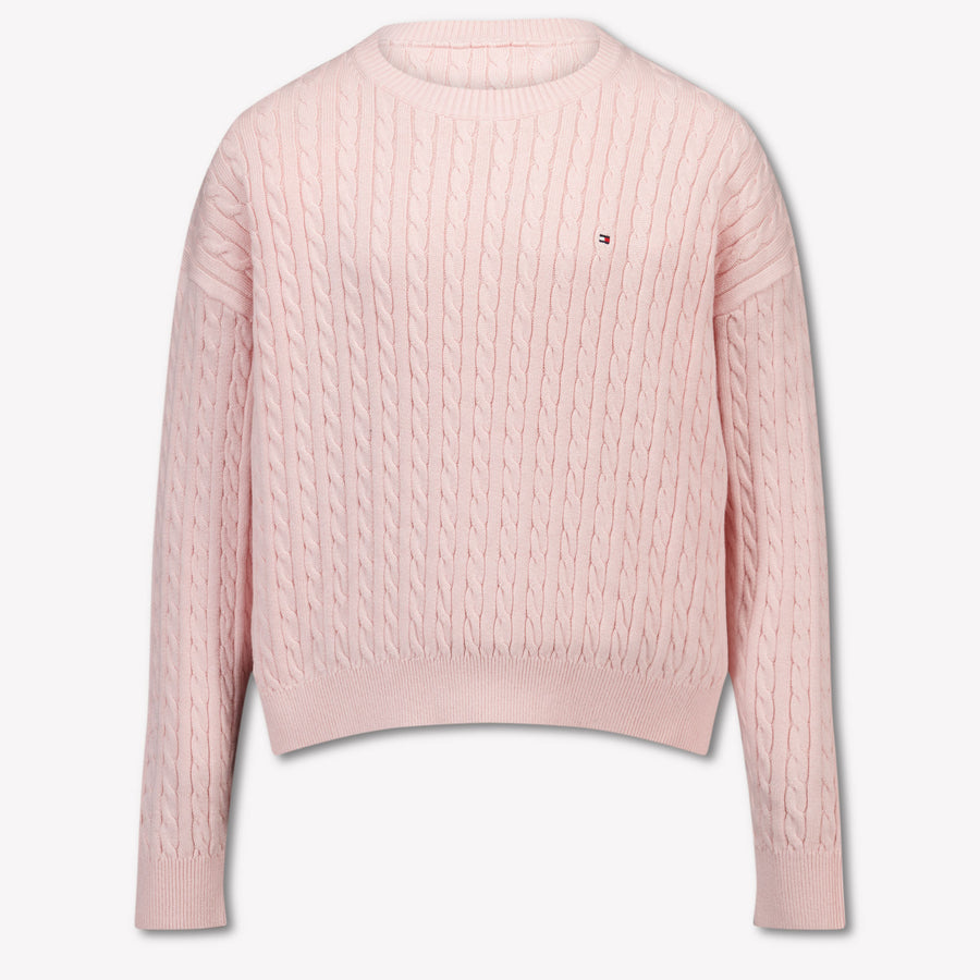 Tommy Hilfiger Mädchen Pullover in Hellrosa