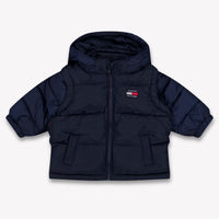 Tommy Hilfiger Bébé Unisexe Manteau d'hiver Navy