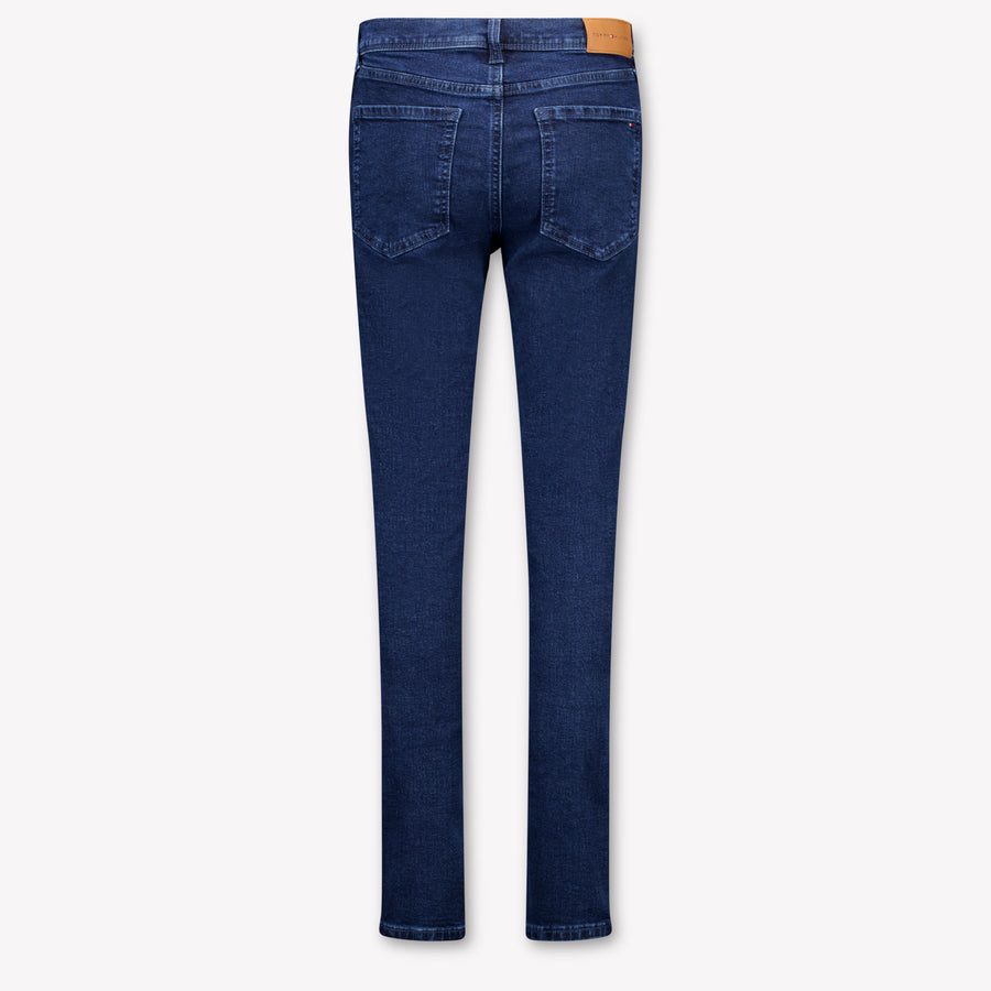 Tommy Hilfiger Bambini Ragazzi Jeans Dentro Blu Scuro