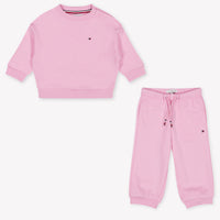 Tommy Hilfiger Baby-Unisex-Jogginganzug In Hellrosa