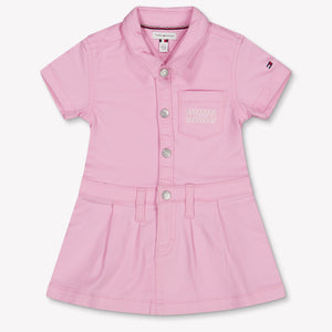 Tommy Hilfiger Bebé Chicas Dress In Rosa claro