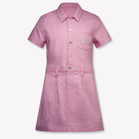 Tommy Hilfiger Enfants Filles Robe en Rose Léger