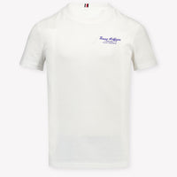 Tommy Hilfiger Kinder Chicos Camiseta en Blanco