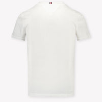 Tommy Hilfiger Kinder Chicos Camiseta en Blanco