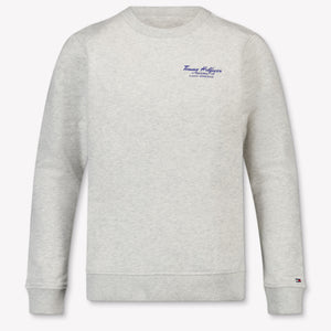 Tommy Hilfiger Kinder Jungen Pullover In Grau