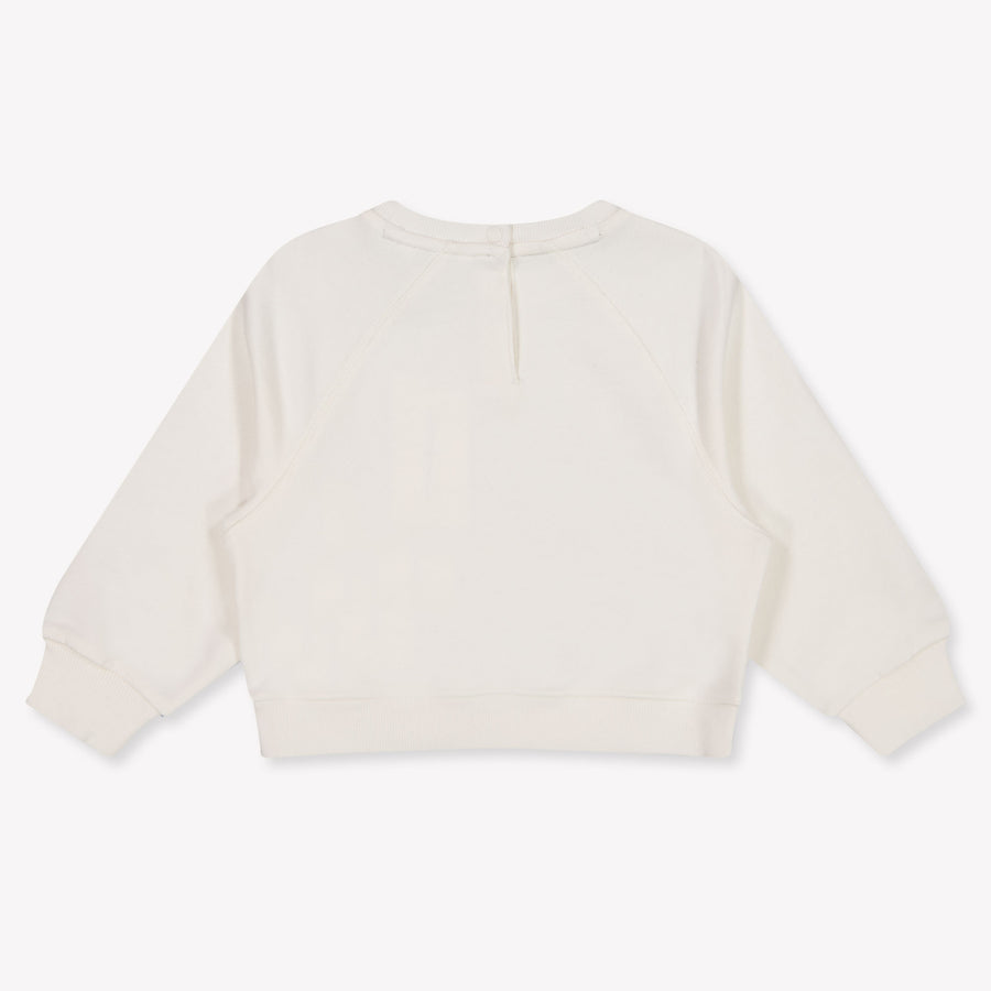 Tommy Hilfiger Baby Mädchen Pullover In Grauweiß