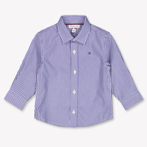 Tommy Hilfiger Bebé Chicos Blusa En Azul Cobalto