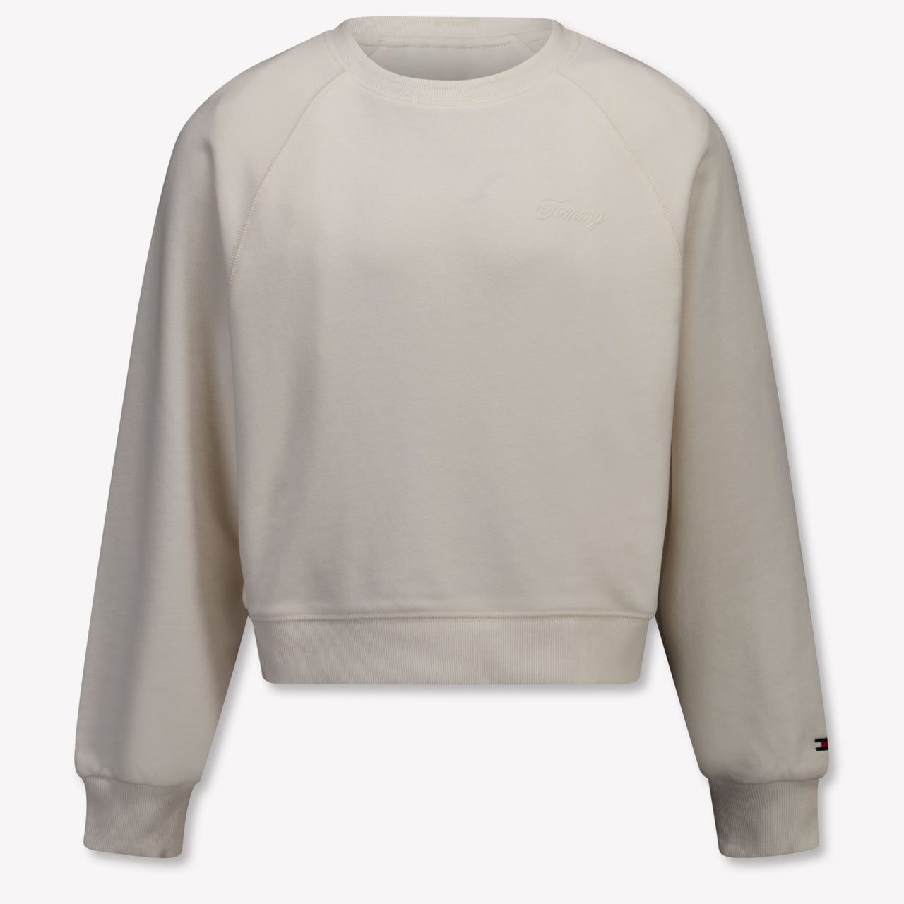 Tommy Hilfiger Kinder Mädchen Pullover In Grauweiß