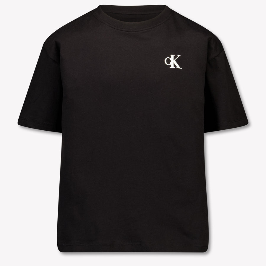 Calvin Klein Kinder Ragazzi T-Shirt In Nero