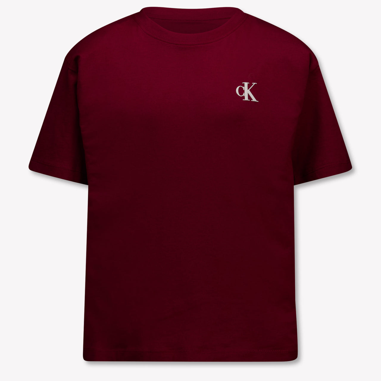 Calvin Klein Kinder Jungen T-Shirt In Bordeaux