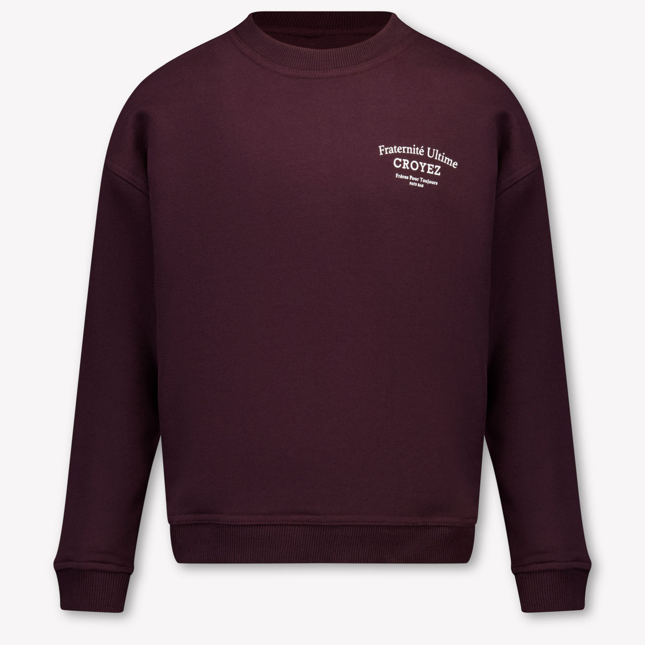 Croyez Kinder Garçons Pull En Bordeaux