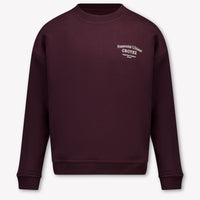 Croyez Kinder Garçons Pull En Bordeaux