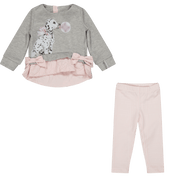 Lapin House Baby Filles Sets Gris Clair