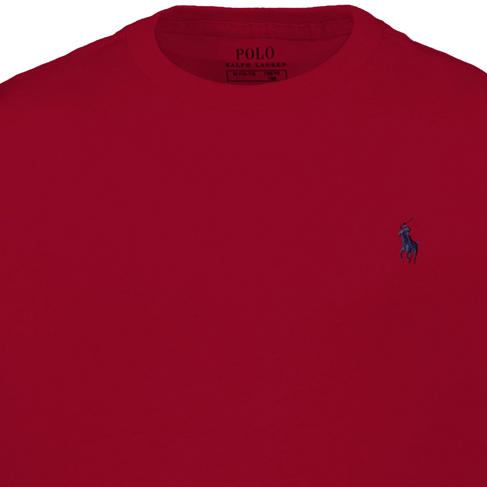 Ralph Lauren Kinder Jongens T-Shirt Rood
