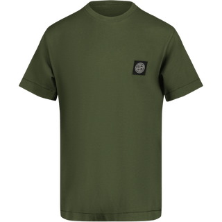 Stone Island Kinder Jongens T-Shirt Army 2Y