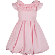 MonnaLisa Kids Girls Dress Light Pink
